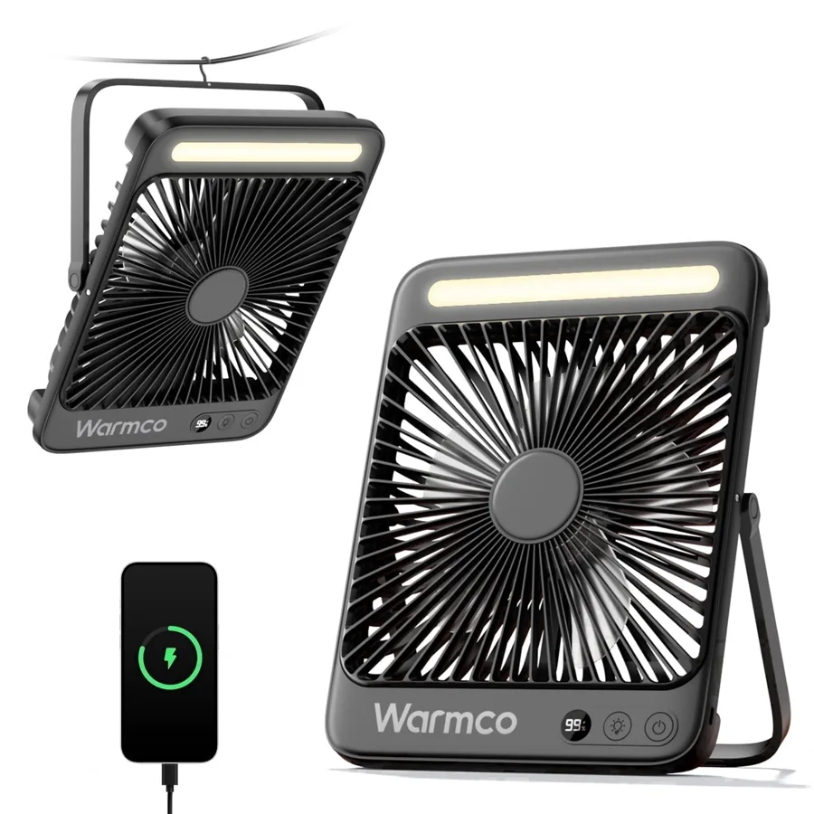 Ventilador recargable Warmco